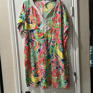 Lilly Pulitzer "Casa Banana" Harlow Tunic Dress XL
